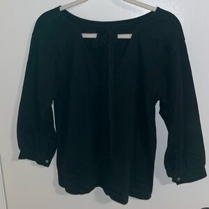 J. Crew black sweatshirt